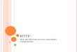 HTTP How the Internet servers and clients communicate