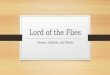 Lord of the Flies Themes, Symbols, and Motifs. Notes on Lord of the Flies Themes: The Need for Social Order Power Vision Fear of the Unknown Loss of Identity