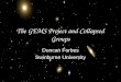 The GEMS Project and Collapsed Groups Duncan Forbes Swinburne University