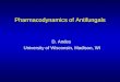 Pharmacodynamics of Antifungals D. Andes University of Wisconsin, Madison, WI