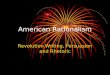 American Rationalism Revolution Writing, Persuasion and Rhetoric