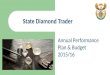 State Diamond Trader Annual Performance Plan & Budget 2015/16