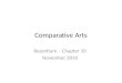 Comparative Arts Byzantium – Chapter 10 November 2010