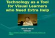 Technology as a Tool for Visual Learners who Need Extra Help Becca Arnold Website  casclass 