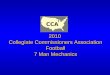 2010 Collegiate Commissioners Association Football 7 Man Mechanics CCA
