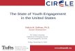 Www.civicyouth.org The State of Youth Engagement in the United States Felicia M. Sullivan, Ph.D. Senior Researcher NC State University Institute for Emerging