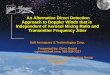 An Alternative Direct Detection Approach to Doppler Winds that is Independent of Aerosol Mixing Ratio and Transmitter Frequency Jitter Ball Aerospace &