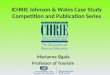 ICHRIE Johnson & Wales Case Study Competition and Publication Series Marianna Sigala Professor of Tourism