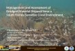 Management and Assessment of Dredged Material Disposal Near a South Florida Sensitive Coral Environment Christopher J. McArthur, P.E. Member ASCE COPRI