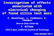 Investigation of effects associated with electrical charging of fused silica test mass V. Mitrofanov, L. Prokhorov, K. Tokmakov Moscow State University