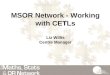 MSOR Network - Working with CETLs Liz Willis Centre Manager