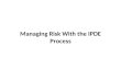 Managing Risk With the IPDE Process. The IPDE Process