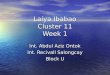 Laiya Ibabao Cluster 11 Week 1 Int. Abdul Aziz Ontok Int. Recivall Salongcay Block U
