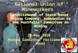 1 National Union of Mineworkers Establishment of State Owned Mining Company: submission to the Portfolio Committee on Mining 28 May 2010 Madoda Sambatha:
