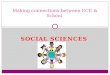 SOCIAL SCIENCES SHIREE LEE Making connections between ECE & School