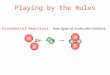 Biochemical Reactions: how types of molecules combine. Playing by the Rules + + 2a2a b c