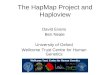 The HapMap Project and Haploview David Evans Ben Neale University of Oxford Wellcome Trust Centre for Human Genetics