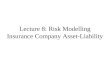 Lecture 8: Risk Modelling Insurance Company Asset-Liability