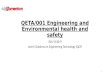QETA/001 Engineering and Environmental health and safety 501/1130/9 Level 3 Diploma in Engineering Technology (QCF) 1