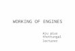 WORKING OF ENGINES Aju pius thottungal lecturer. Engine components