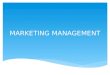 MARKETING MANAGEMENT.  Analyzing Needs and Trends in the Macro Environment  Challenges in New- Product Development  Analyzing Consumer Markets and