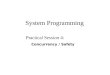 System Programming Practical Session 4: Concurrency / Safety