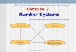 1 Lecture 2 Number Systems ITEC 1000 “Introduction to Information Technology” Prof. Peter Khaiter Hexadecimal DecimalOctal Binary