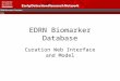 EDRN Biomarker Database Curation Web Interface and Model