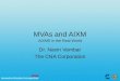 MVAs and AIXM Dr. Navin Vembar The CNA Corporation AIXM5 in the Real World