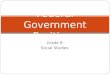 Grade 8 Social Studies Federal Government Positions