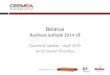 Belarus Business outlook 2014-18 Quarterly update – April 2015 by Dr Daniel Thorniley