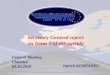 General Meeting Florence 03.12.2010 Secretary General report on Items 5 of the agenda Imrich KORPANEC