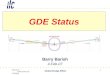 04-Feb-07 GDE/ACFA Intro Beijing Global Design Effort 1 GDE Status Barry Barish 4-Feb-07