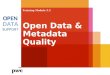Training Module 2.2 Open Data & Metadata Quality