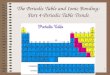 The Periodic Table and Ionic Bonding: Part 4-Periodic Table Trends 1