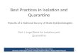 Expert Panel on Quarantine and Isolation University of Michigan School of Public Health ● Office of Public Health Practice Best Practices in Isolation
