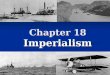 Chapter 18 Imperialism. Precedence of Isolationism Washington’s Farewell Address (1796) set the precedent for the United States to pursue a policy of