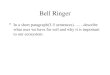 Bell Ringer In a short paragraph(3-5 sentences)….…describe what uses we have for soil and why it is important to our ecosystem