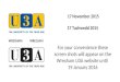 17 November 2015 17 Tachwedd 2015 For your convenience these screen shots will appear on the Wrexham U3A website until 19 January 2016 WREXHAM WRECSAM