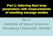 1 Part 1: Inferring flare loop parameters with measurements of standing sausage modes Bo Li Institute of Space Sciences Shandong University, Weihai