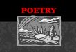 POET The poet is the author of the poem. SPEAKER The speaker of the poem is the narrator of the poem. POINT OF VIEW IN POETRY