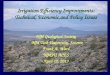 Irrigation Efficiency Improvements: Technical, Economic,and Policy Issues NM Geological Society NM Tech University, Socorro Frank A. Ward NMSU ACES April