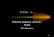 5-1 VISUAL J++ Colorado Technical University IT420 Tim Peterson