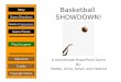 Basketball SHOWDOWN! A Homemade PowerPoint Game By: Shelby, Anna, Sarah, and Deanna Play the game Game Directions Story Credits Copyright Notice Game Preparation