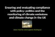 Ensuring and evaluating compliance with policy: politics and the monitoring of climate emissions and climate change in the UK Steve Yearley and Eugénia