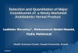 1/9/2016 Detection and Quantitation of Major Constituents of a Newly Marketed Antidiabetic Herbal Product Ladislav Novotny*, Mohammed Abdel-Hamid, Fadia