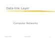 Autumn 2000John Kristoff1 Data-link Layer Computer Networks