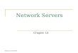Network Servers Chapter 13 Release 16/7/2009. Chapter Objectives Describe Client-server and Peer to Peer network model Explain E-mail server Explain Domain