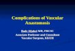 Complications of Vascular Anastomosis Badr Aljabri MD, FRCSC Associate Professor and Consultant Vascular Surgeon, KKUH