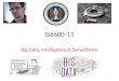 IS6600-11 Big Data, Intelligence & Surveillance 1
